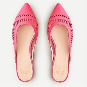 J. Crew fushia hot pink women mules size 8 1/2